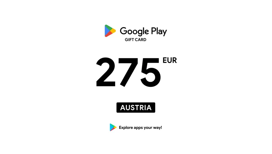 Google Play 275 EUR Gift Card (Austria) gallery image 2
