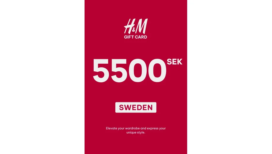 H&M 5500 SEK Gift Card (Sweden) gallery image 2
