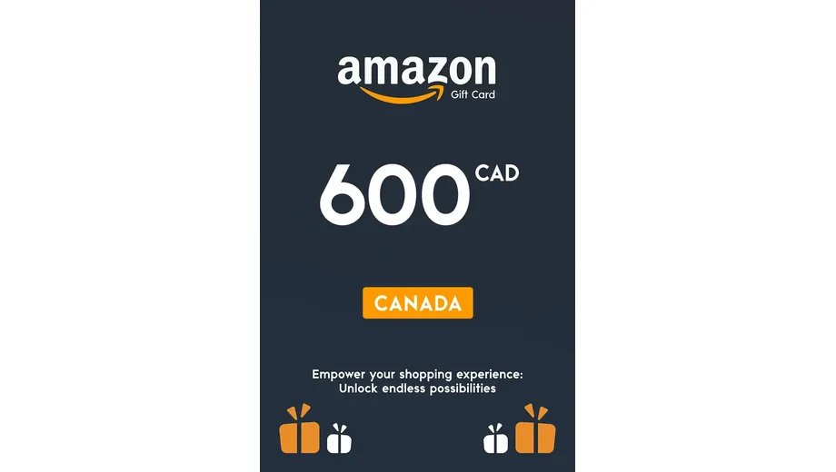 Amazon 600 CAD Gift Card (Canada) gallery image 2