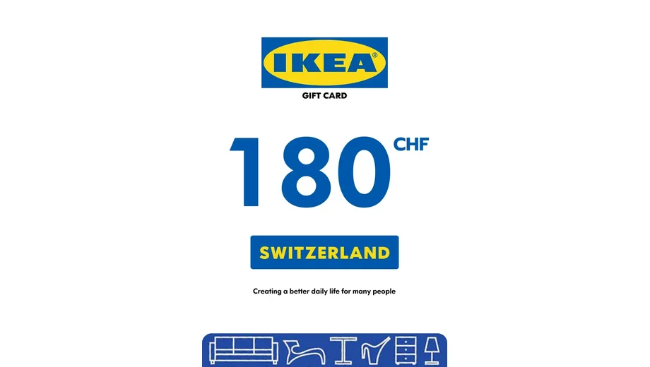 IKEA 180 CHF Gift Card (Switzerland) gallery image 2