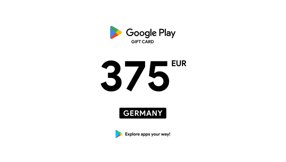 Google Play 375 EUR Gift Card (Germany) gallery image 2
