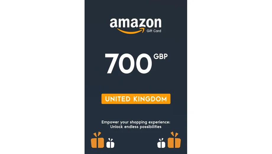 Amazon 700 GBP Gift Card (United Kingdom) gallery image 2
