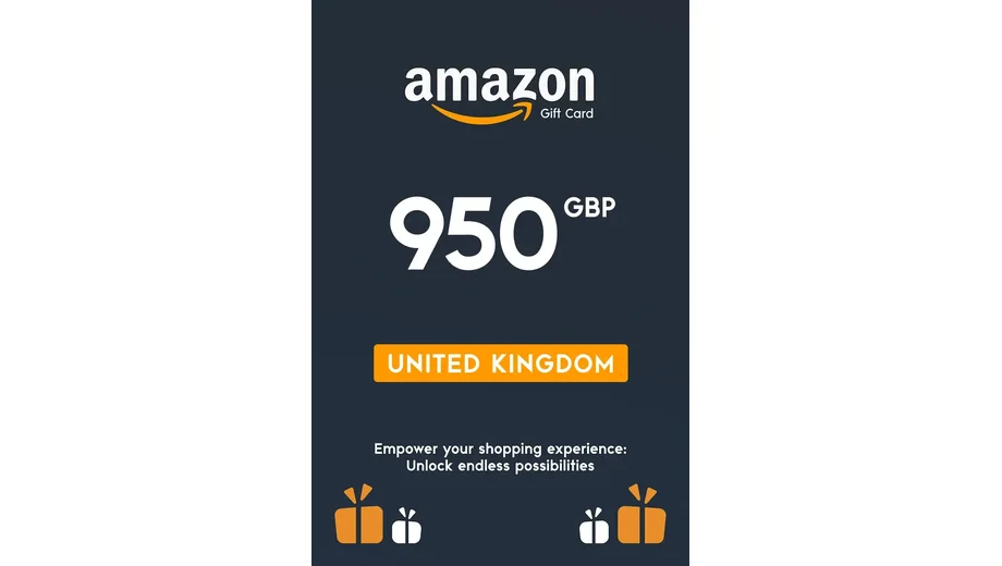 Amazon 950 GBP Gift Card (United Kingdom) gallery image 2