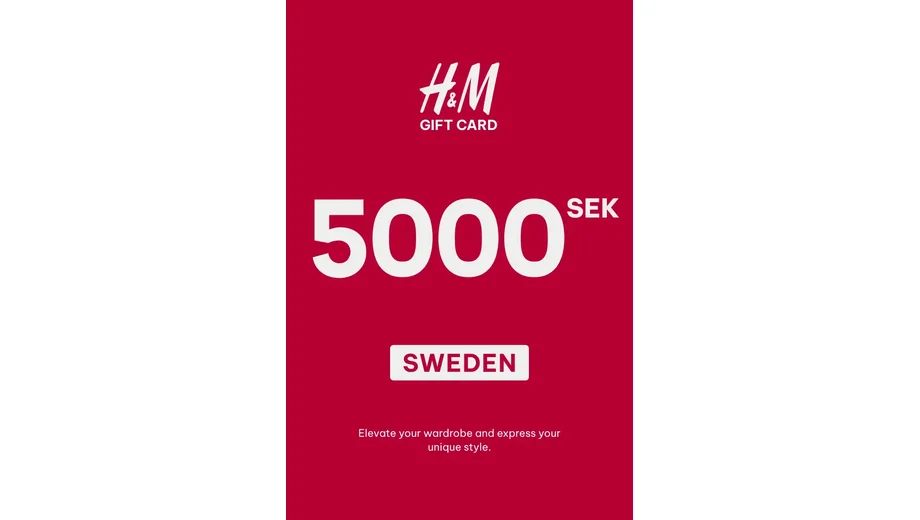 H&M 5000 SEK Gift Card (Sweden) gallery image 2
