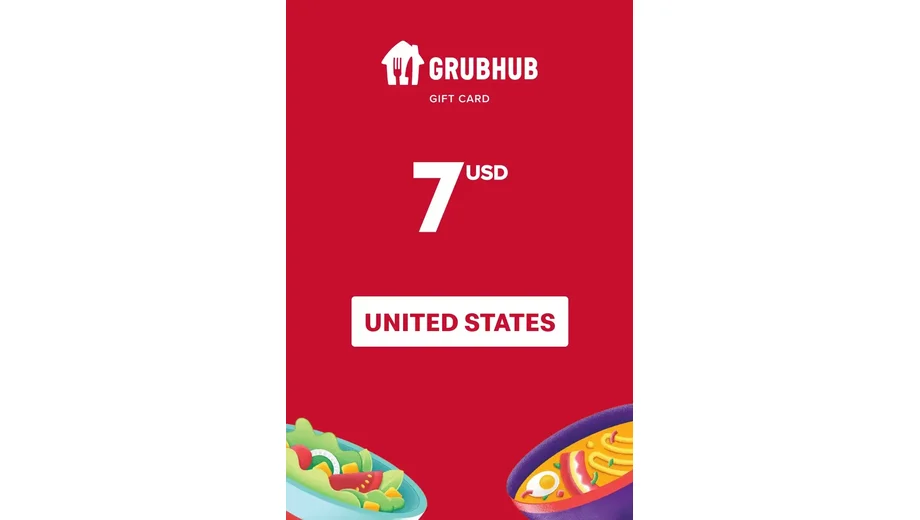 GrubHub 7 USD Gift Card (United States) gallery image 2