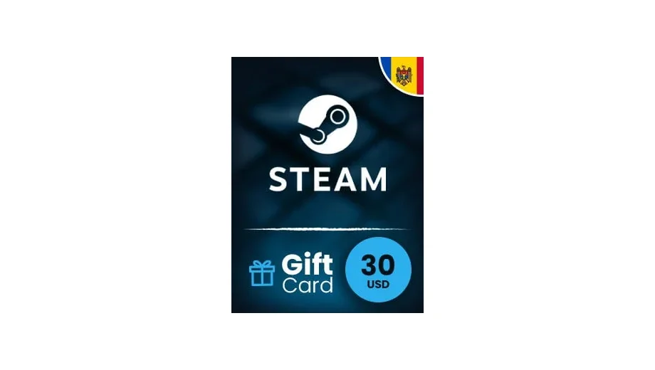 Steam Wallet 30 USD Gift Card (Moldova) gallery image 2