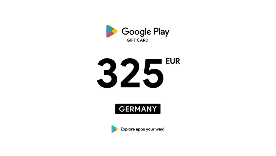 Google Play 325 EUR Gift Card (Germany) gallery image 2