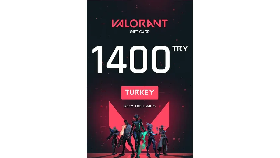 Valorant 1400 TRY Gift Card (Turkey) gallery image 2