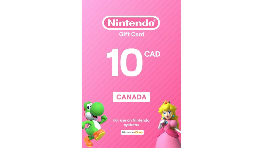 Nintendo eShop 10 CAD Gift Card (Canada) gallery image 2