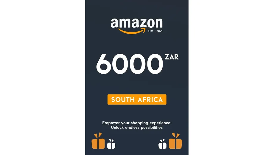 Amazon 6000 ZAR Gift Card (South Africa) gallery image 2