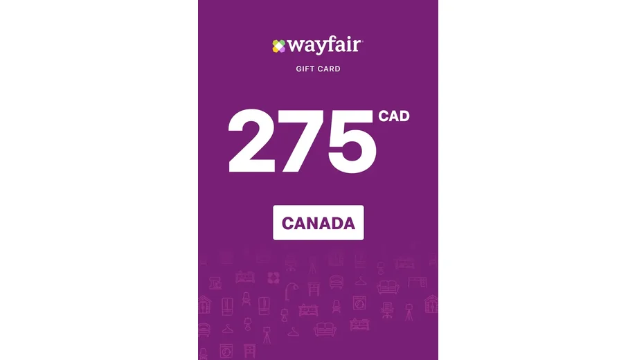 Wayfair 275 CAD Gift Card (Canada) gallery image 2