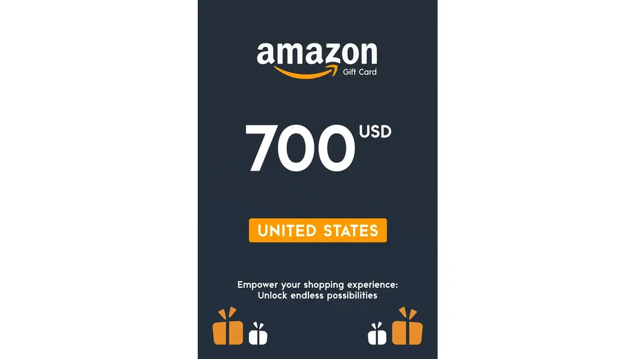 Amazon 700 USD Gift Card (United States) gallery image 2