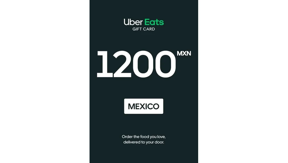 Uber 1200 MXN Gift Card (Mexico) gallery image 2
