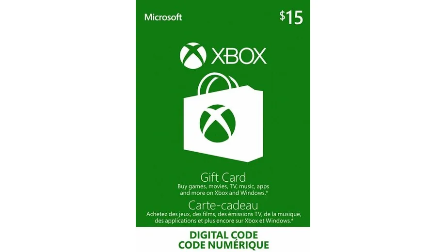Xbox 15 CAD Gift Card (Canada) gallery image 2