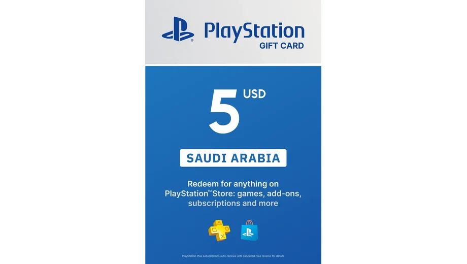 PlayStation Network 5 USD Gift Card (Saudi Arabia) gallery image 2