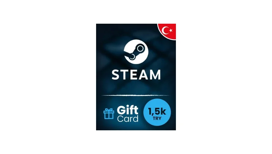 Steam Wallet 1500 TRY Gift Card (Turkey) gallery image 2
