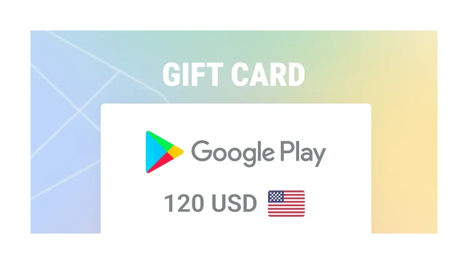 Google Play 120 USD Gift Card (United States) gallery image 2