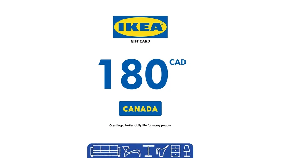 IKEA 180 CAD Gift Card (Canada) gallery image 2