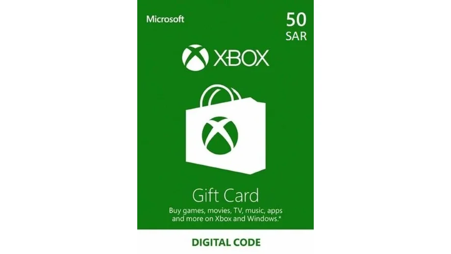 Xbox 50 SAR Gift Card (Saudi Arabia) gallery image 2