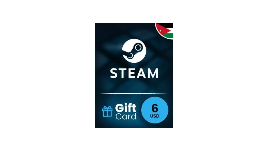 Steam Wallet 6 USD Gift Card (Jordan) gallery image 2