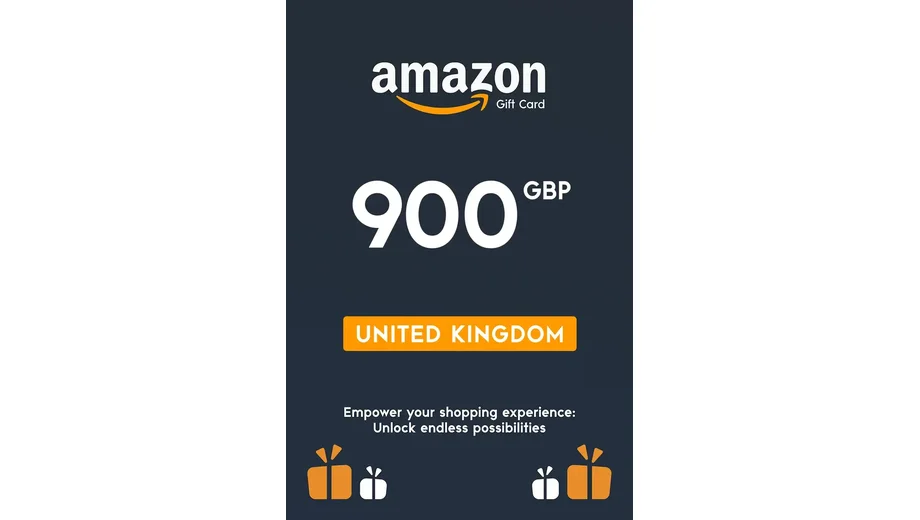Amazon 900 GBP Gift Card (United Kingdom) gallery image 2