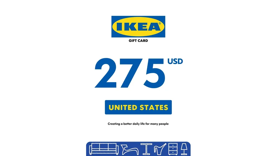 IKEA 275 USD Gift Card (United States) gallery image 2