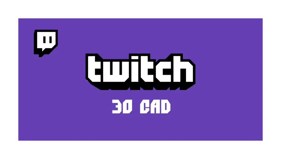Twitch 30 CAD Gift Card (Canada) gallery image 2