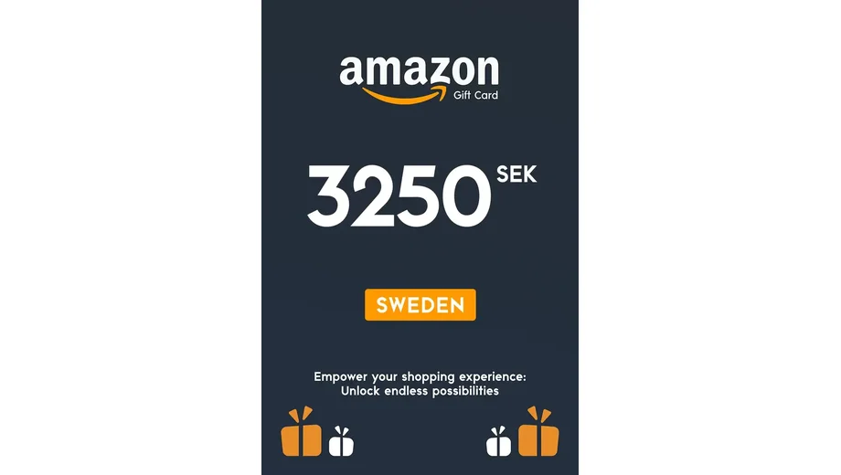 Amazon 3250 SEK Gift Card (Sweden) gallery image 2