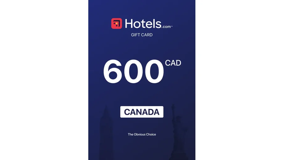 Hotels.com 600 CAD Gift Card (Canada) gallery image 2