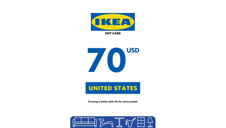 IKEA 70 USD Gift Card (United States) gallery image 2