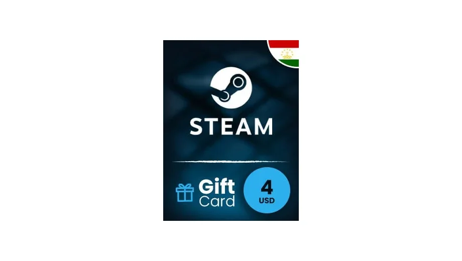Steam Wallet 4 USD Gift Card (Tajikistan) gallery image 2
