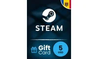 Steam Wallet 5 USD Gift Card (Moldova) thumb 2