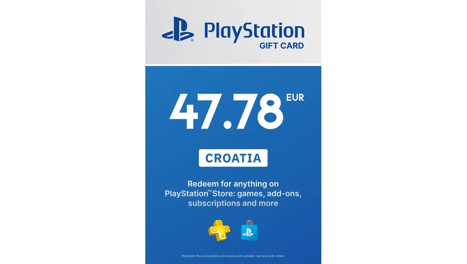 PlayStation Network 47.78 EUR Gift Card (Croatia) gallery image 2