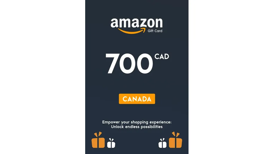 Amazon 700 CAD Gift Card (Canada) gallery image 2