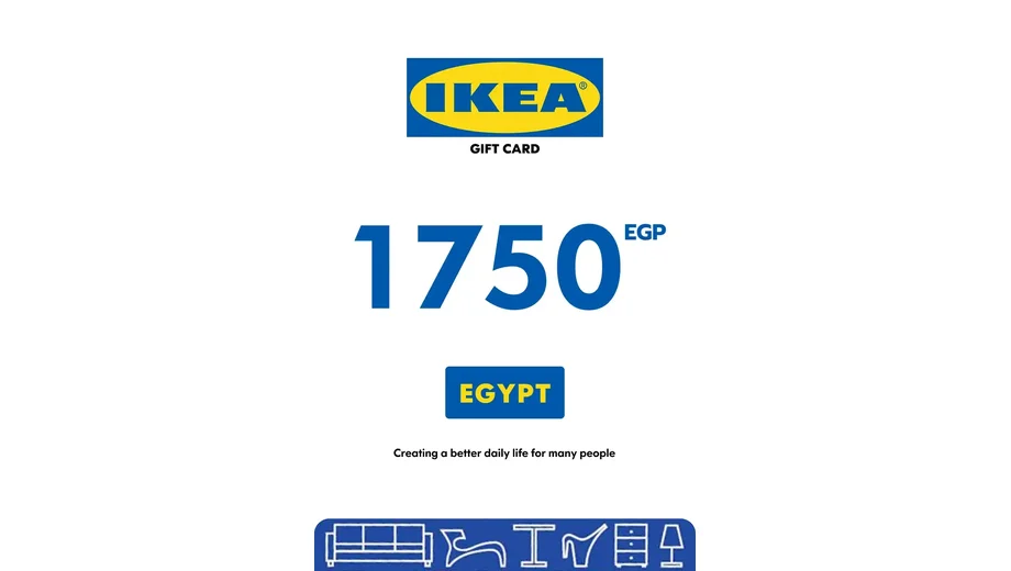 IKEA 1750 EGP Gift Card (Egypt) gallery image 2