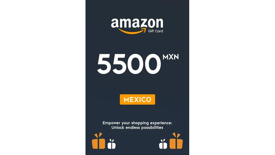 Amazon 5500 MXN Gift Card (Mexico) gallery image 2
