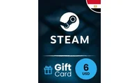 Steam Wallet 6 USD Gift Card (Egypt) thumb 2