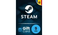 Steam Wallet 9 USD Gift Card (Moldova) thumb 2