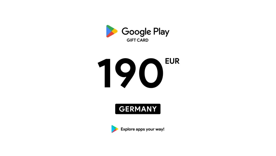 Google Play 190 EUR Gift Card (Germany) gallery image 2