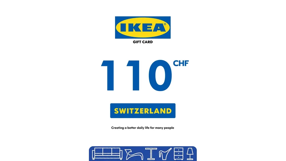 IKEA 110 CHF Gift Card (Switzerland) gallery image 2