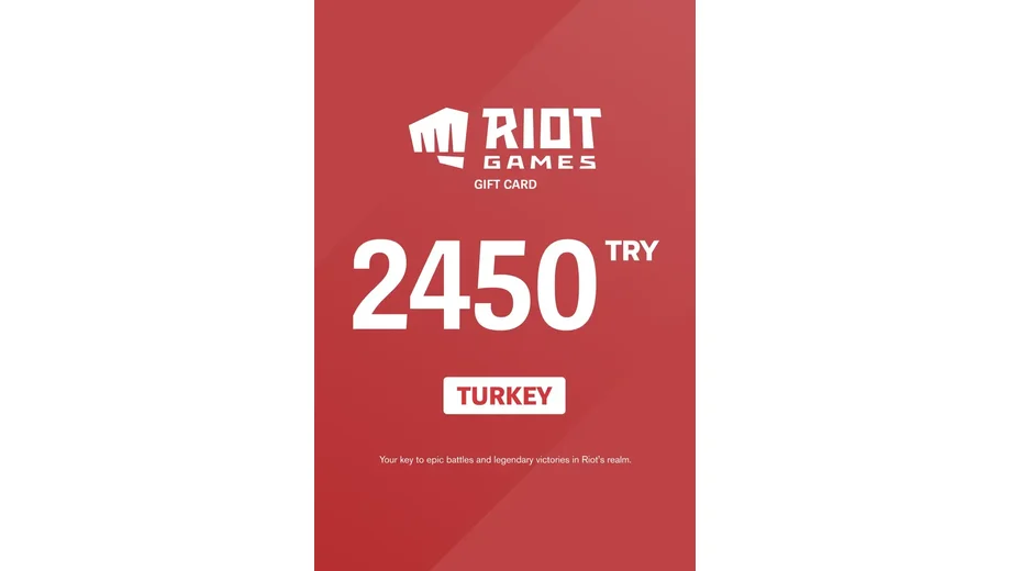 Riot Access 2450 TRY Gift Card (Turkey) gallery image 2