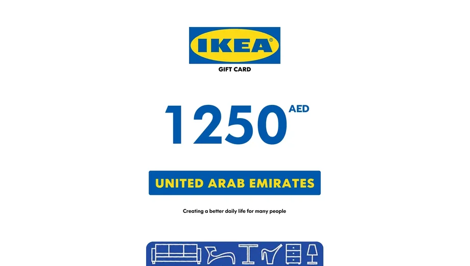 IKEA 1250 AED Gift Card (UAE) gallery image 2