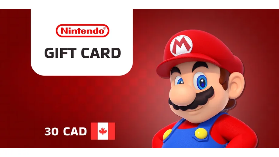 Nintendo eShop 30 CAD Gift Card (Canada) gallery image 2