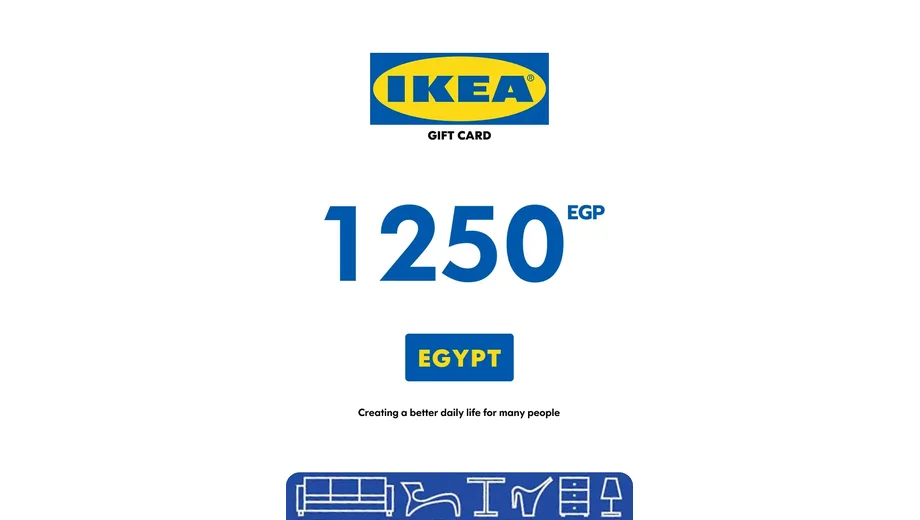 IKEA 1250 EGP Gift Card (Egypt) gallery image 2