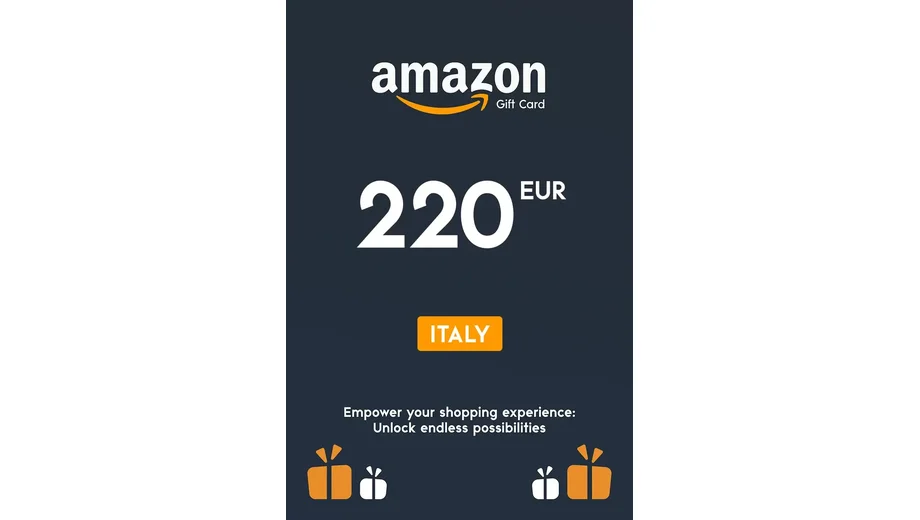 Amazon 220 EUR Gift Card (Italy) gallery image 2