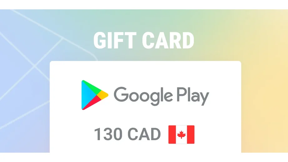 Google Play 130 CAD Gift Card (Canada) gallery image 2