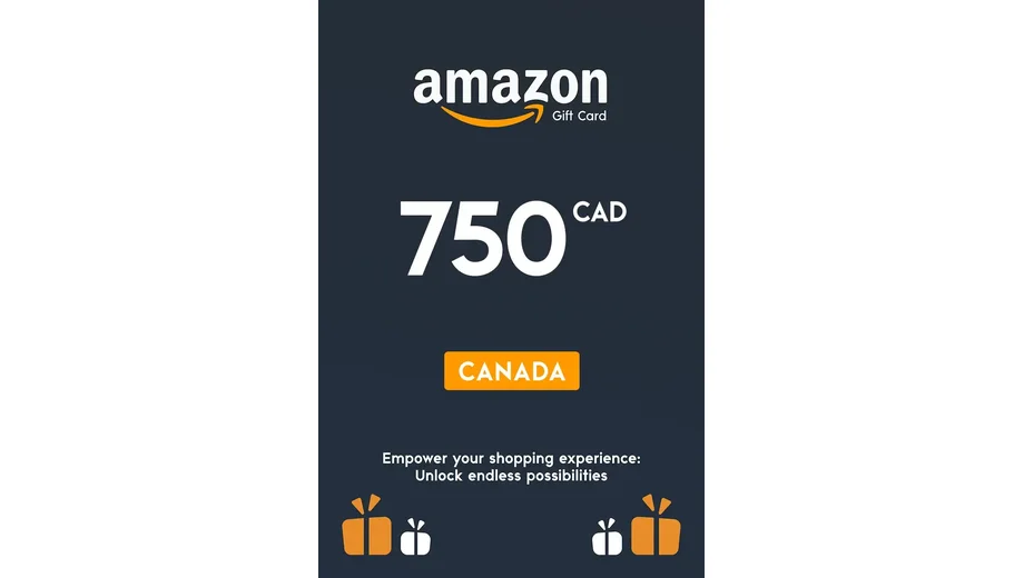 Amazon 750 CAD Gift Card (Canada) gallery image 2
