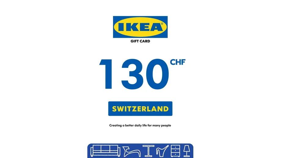 IKEA 130 CHF Gift Card (Switzerland) gallery image 2