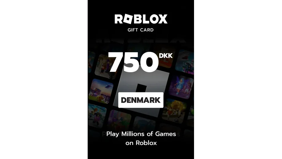 Roblox 750 DKK Gift Card (Denmark) gallery image 2