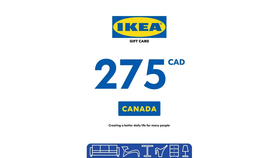 IKEA 275 CAD Gift Card (Canada) gallery image 2